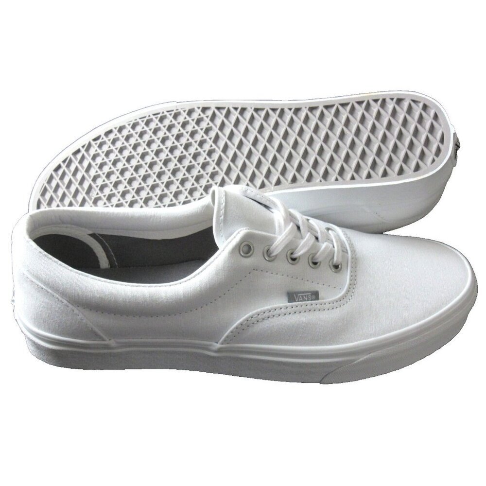 Vans Women's Era Mix True White Classic Canvas Skate Boat shoes Sizes NIB - Picture 1 of 5